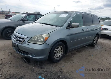 2005 Honda Odyssey Ex z USA, uszkodzony, nr VIN 5FNRL38415B035632